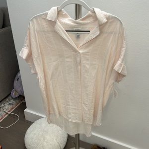 NEW Linen Pink Blouse